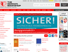 Tablet Screenshot of germanbookshop.co.uk